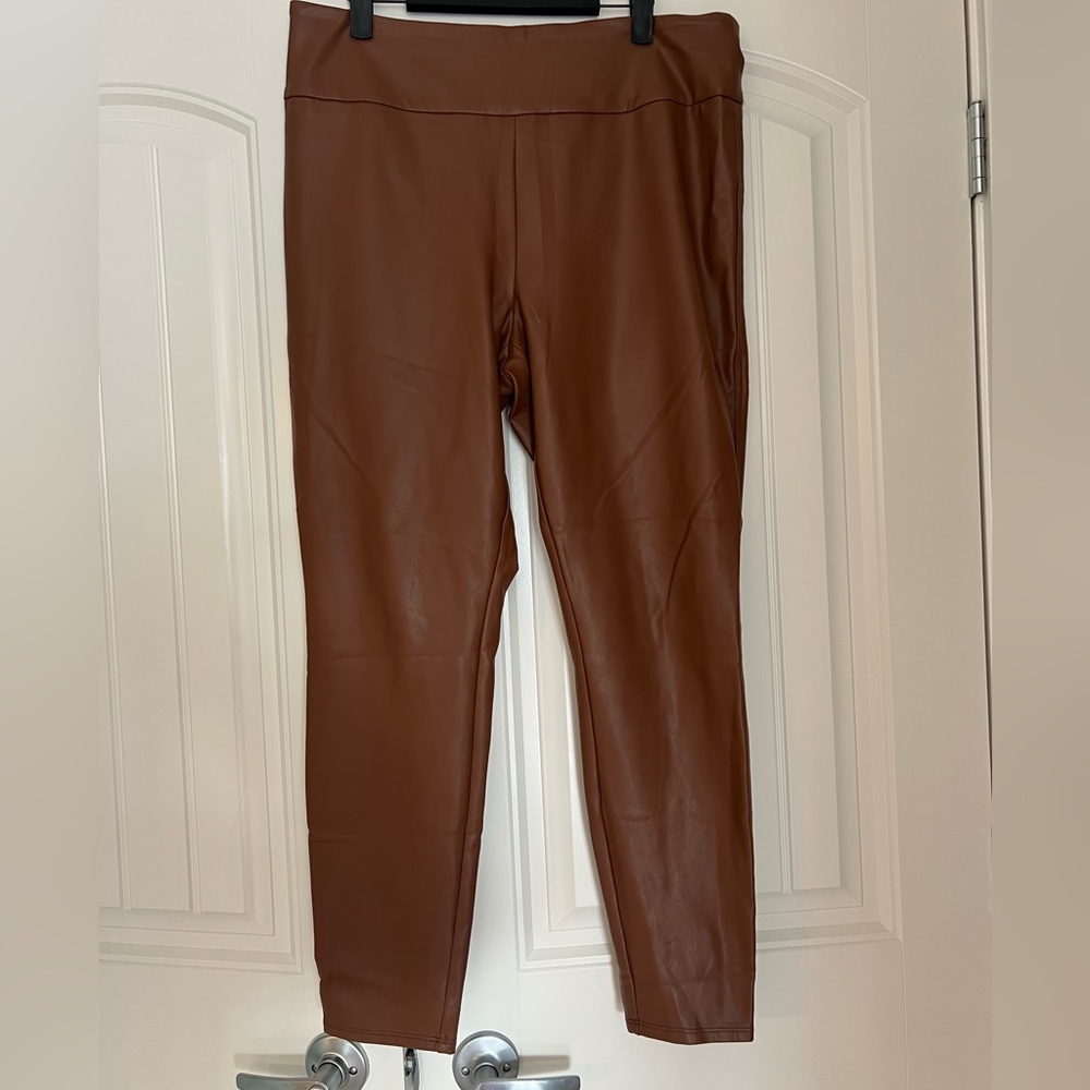 Pleather pants